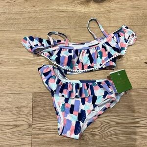 Kate spade toddler Colorful bikini Swim Set 2t